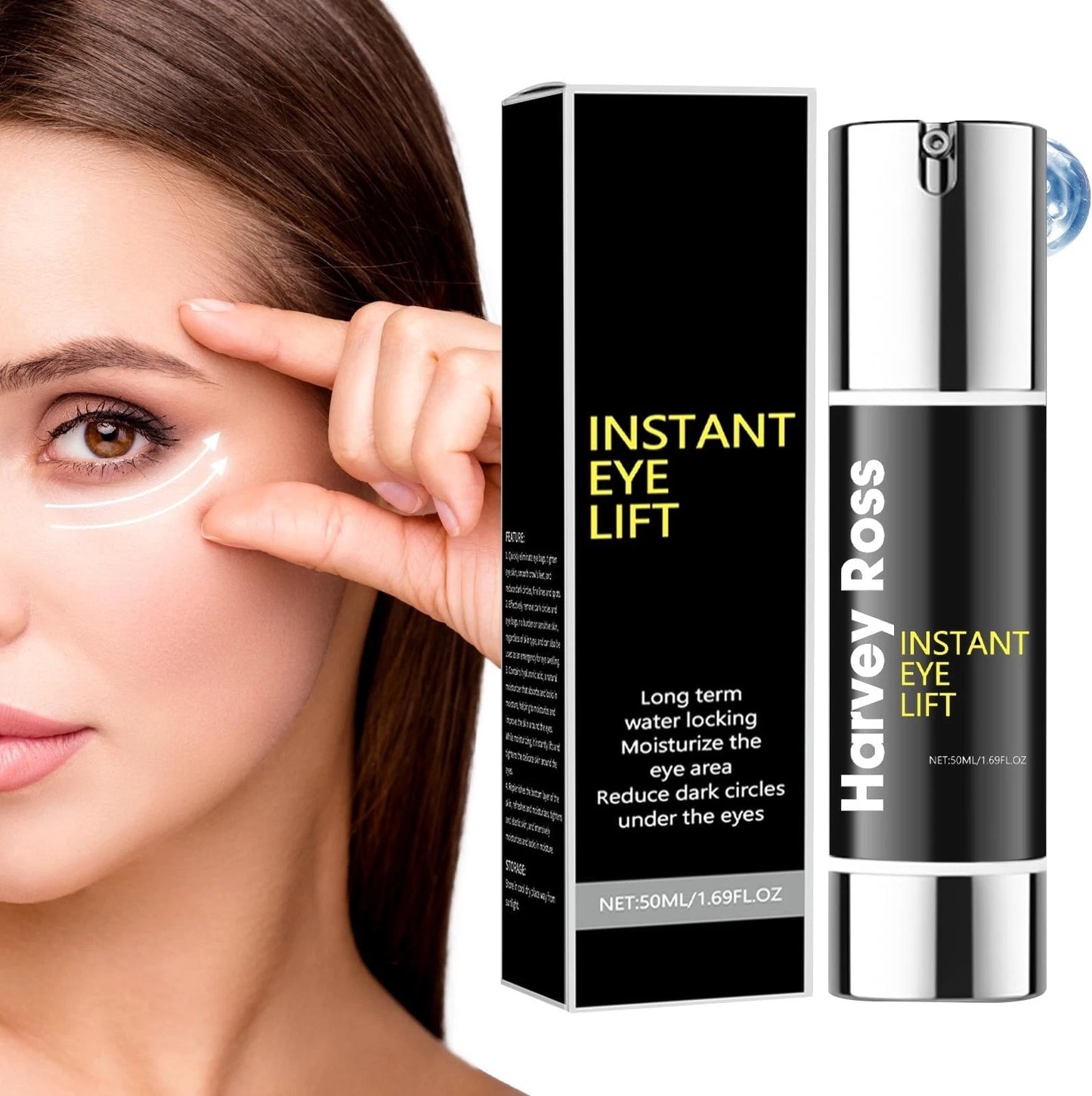 Harvey Ross Instant Lift Serum & Eye Tightening 50ml (1.69 fl oz) – Unisex – Brand New in Box