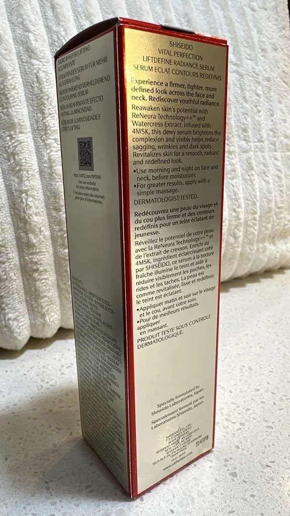Shiseido Vital Perfection LiftDefine Radiance Serum – 2.7 oz (80 mL)