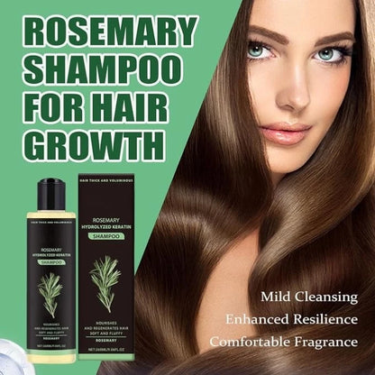 Rosemary Hair Growth Shampoo with Hydrolyzed Keratin – Strengthening & Nourishing Hair Care