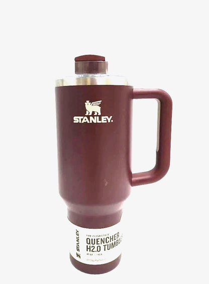 Stanley Quencher H2.0 FlowState Tumbler 40oz (1.18L) – Cabernet Red Insulated Stainless Steel Cup with Handle & Straw