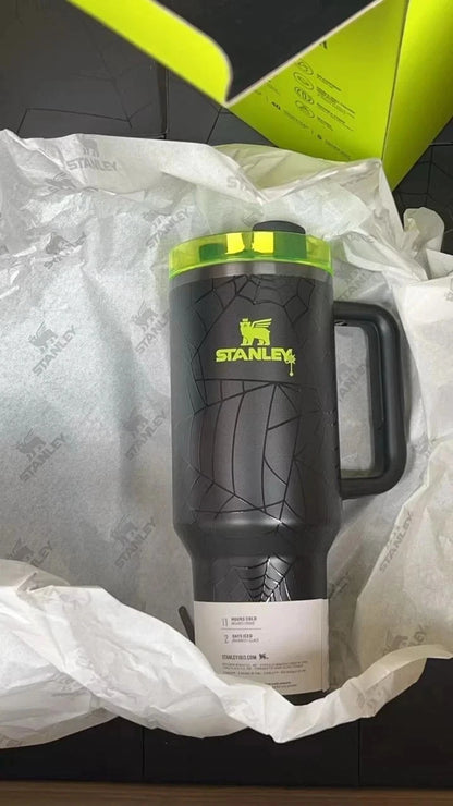 Stanley Halloween Web Glow H2.0 FlowState Tumbler 40oz Limited Edition – New | Free Shipping