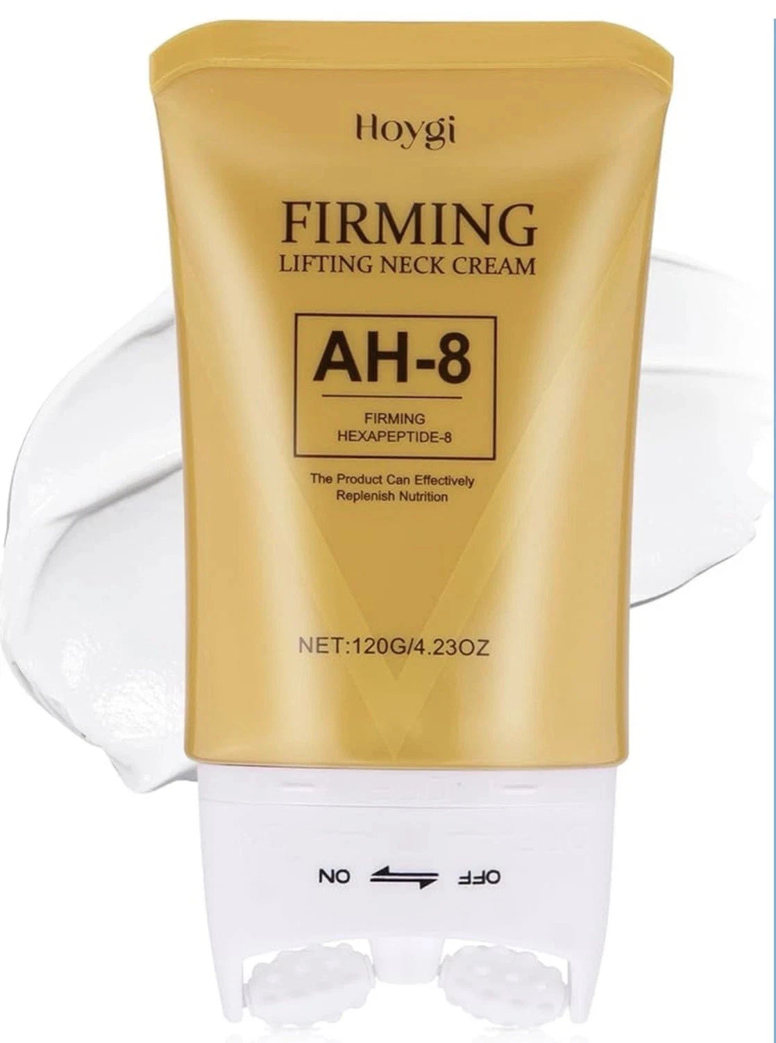 Hoygi Neck Lifting & Firming Cream with Roller Applicator 120g (4.23 oz) – Anti-Ageing – Brand New in Box