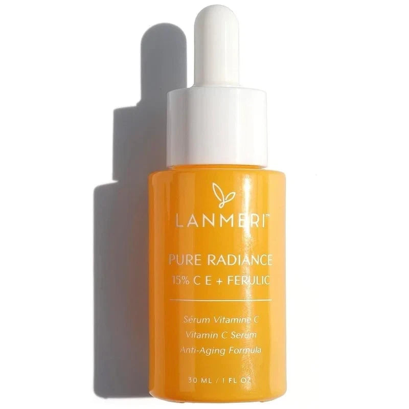 Lanmeri Pure Radiance 15% C E + Ferulic Serum Vitamin C 30ml (1 fl oz) – Brightening Facial Serum