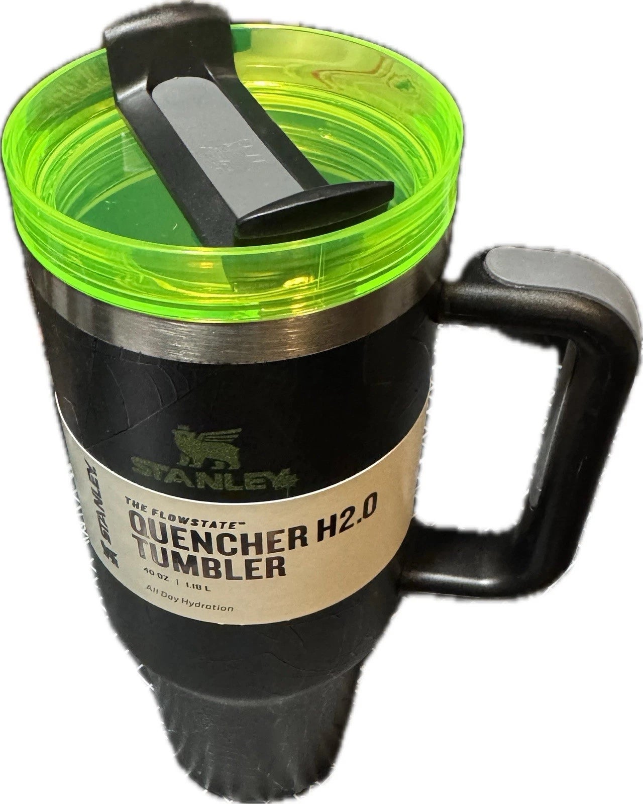 Stanley Style Spiderweb Tumbler 40oz (1.18L) – Double Wall Vacuum Insulated Stainless Steel Cup with Handle & Straw