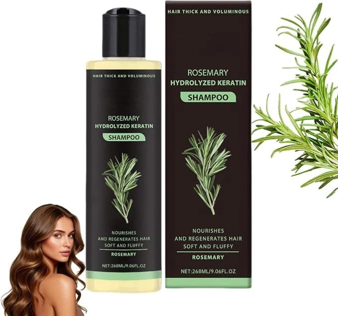 Rosemary Hair Growth Shampoo with Hydrolyzed Keratin – Strengthening & Nourishing Hair Care