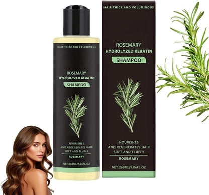 Rosemary Hair Growth Shampoo with Hydrolyzed Keratin – Strengthening & Nourishing Hair Care